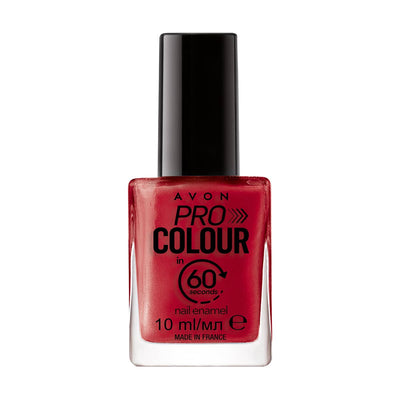 Avon Pro Colour in 60 Seconds Nail Enamel Iconic Red 1393965 10ml