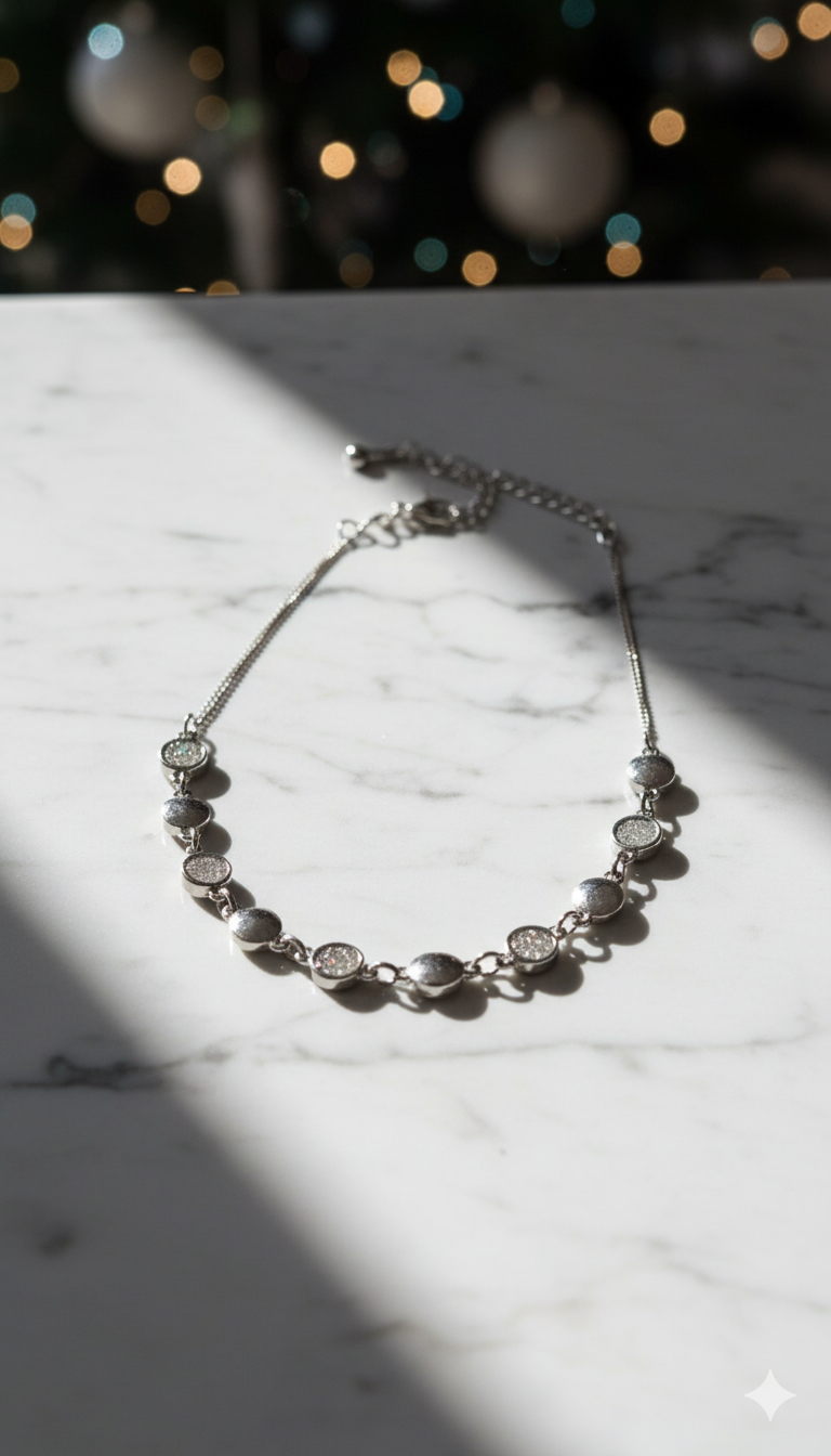 Alicia Glitter Necklace