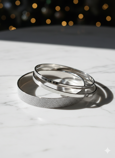 Alicia Glitter Bangle Set