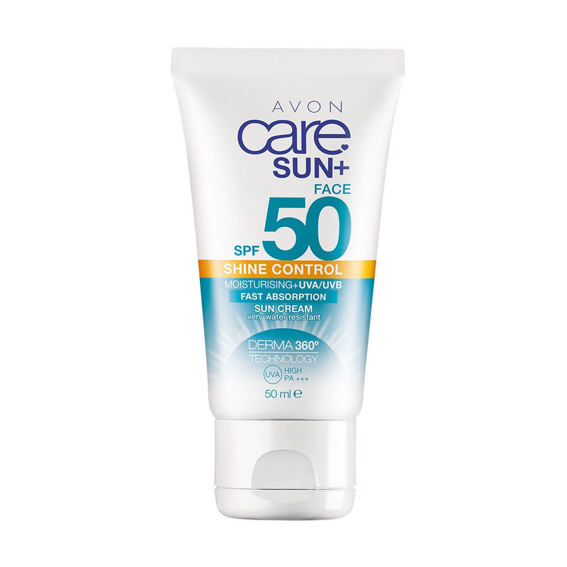 Avon Care Sun+ Shine Control Moisturizing Face Sun Cream SPF50 50ml