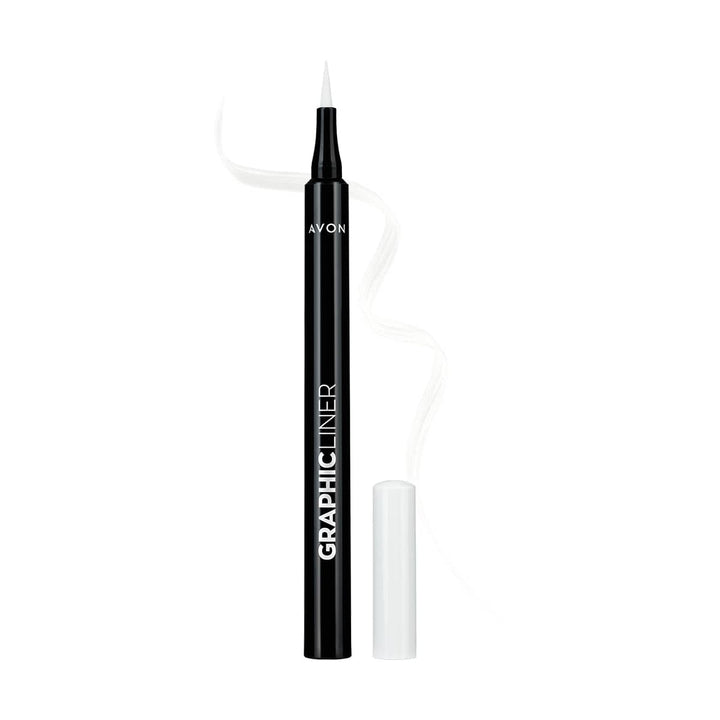Eye Liner Feutre Avon Mark Big Graphic – 1 Embout, 2 Tracés (fin Et Large) – Noir Mat, Longue Tenue, Neuf Sous Blister