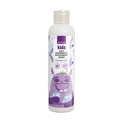 Avon Kids 2in1 Goodnight Bath & Body Wash Lavender