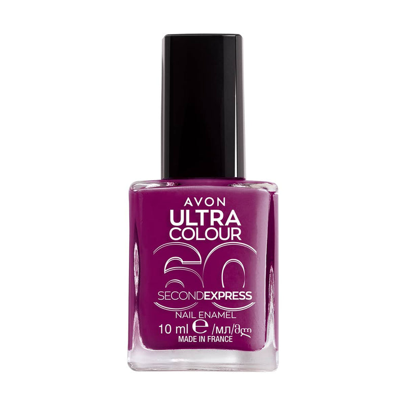 Avon Ultra Colour Nail Enamel In Mauve with U 1481261 10ml