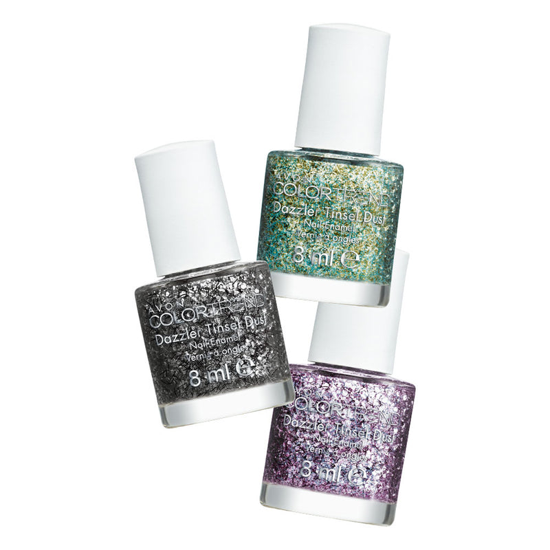 Color Trend Glam Nail Effects
