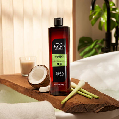 Senses Essence Lemongrass & Coconut Bath Elixir - 500ml