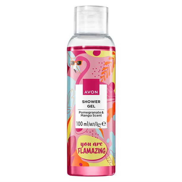 Avon Travel Shower Gel - Pomegranate and Mango Scent (100ml)