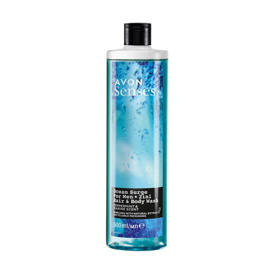 Senses Ocean Surge for Men 2 in 1 Hair & Body Wash 500ml