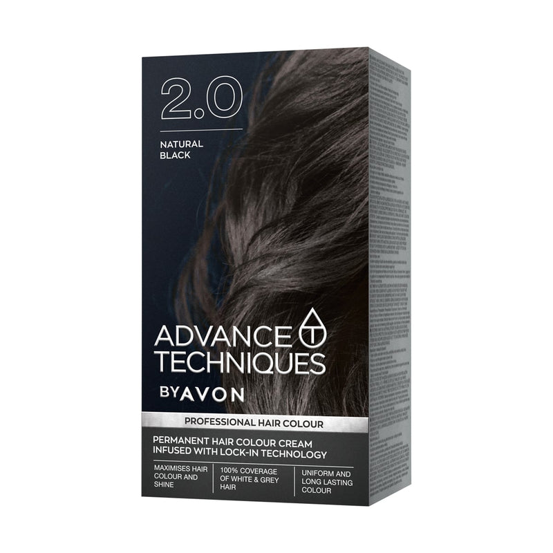 Advance Techniques Professional Hair Colour 2.0 Natural Black