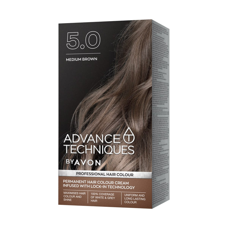 Advance Techniques Professional Hair Colour 5.0 Medium Brown