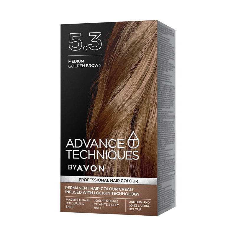 Advance Techniques Professional Hair Colour 5.3 Medium Golden Brown