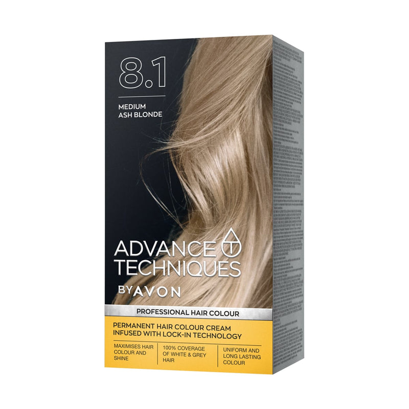 Advance Techniques Professional Hair Colour 8.1 Medium Ash Blonde