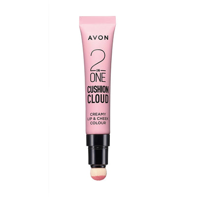 Avon 2 in One Cushion Cloud Creamy Lip & Cheek Colour Candyfloss 1358180 10ml