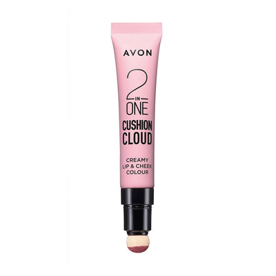 Avon 2 in One Cushion Cloud Creamy Lip & Cheek Colour Pillowy Pink 1358183 10ml