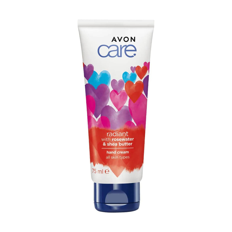 Avon Care Rose Water & Shea Butter Hand Cream Valentine&