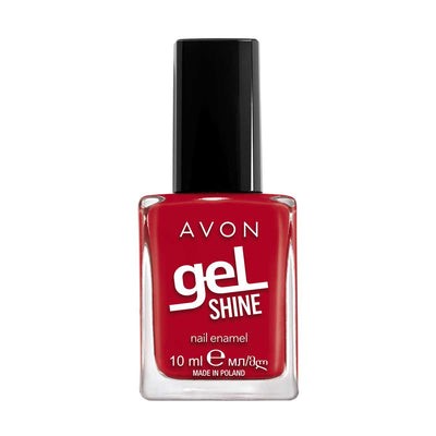 Avon Gel Shine Nail Enamel Red is Red 1456030 10ml