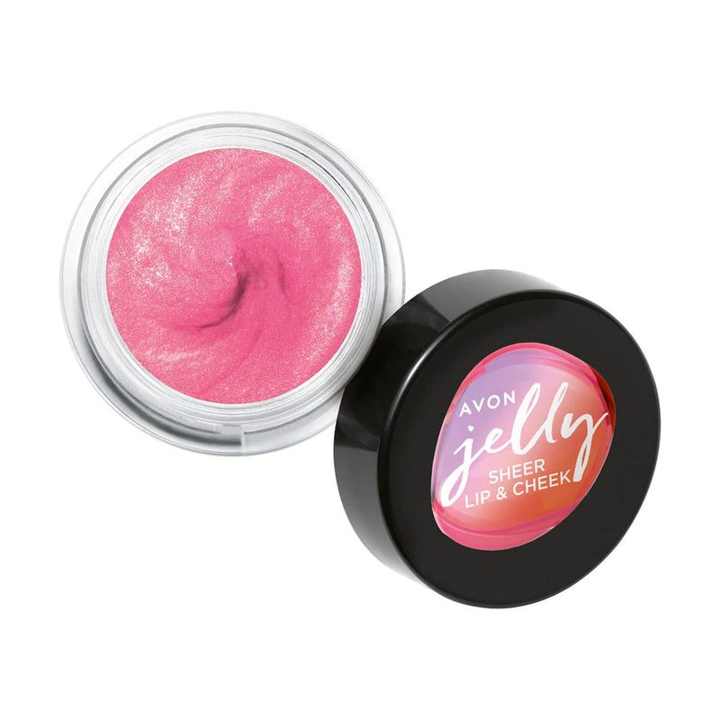 Avon Jelly Sheer Lip & Cheeck Radiant Rose 1372475 5ml