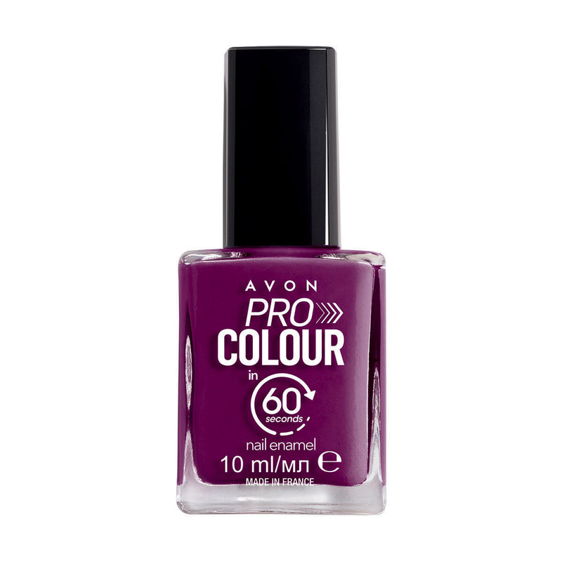 Avon Pro Colour in 60 Seconds Nail Enamel Plum and Done 99669 10ml