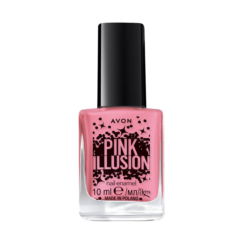 Avon True Pink Illusion Nail Enamel Sheer Glow 1393970 10ml