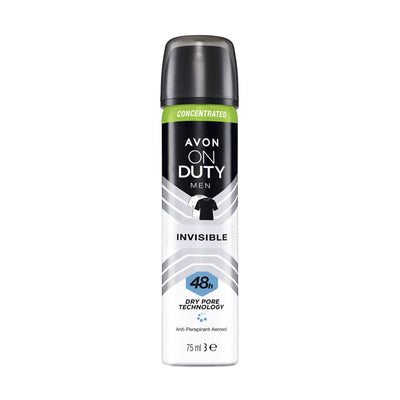 On Duty Invisible Anti-Perspirant Aerosol Compressed for Him 75ml