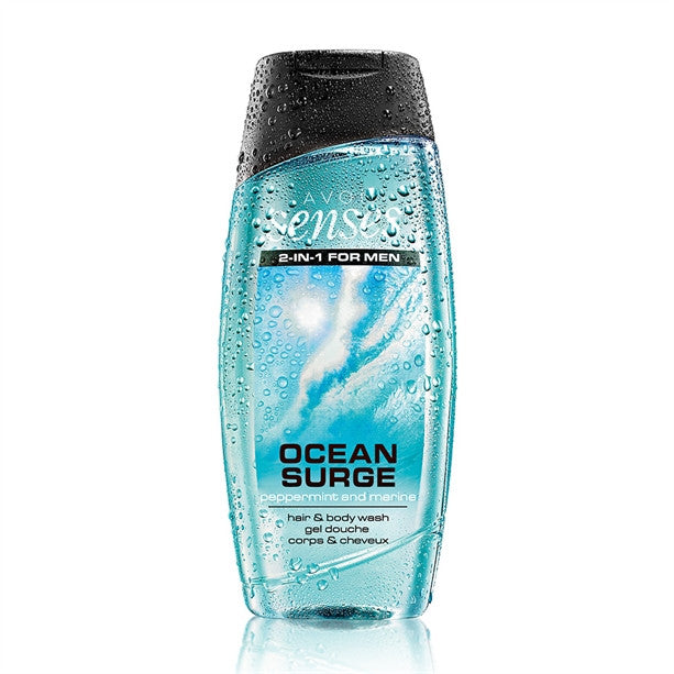 Senses For Men Ocean Surge Hair & Body Wash 500ml