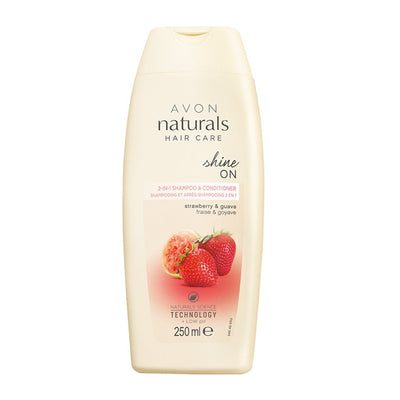 Naturals Strawberry & Guava 2 in 1 Shampoo & Conditioner 250ml