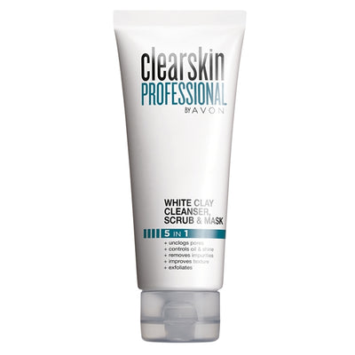 Clearskin Professional White Clay Cleanser, Scrub & Face Mask