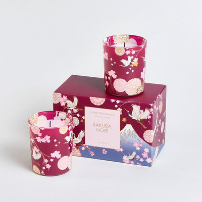 Sakura Noir Home Fragrance Giftset 2x70gr
